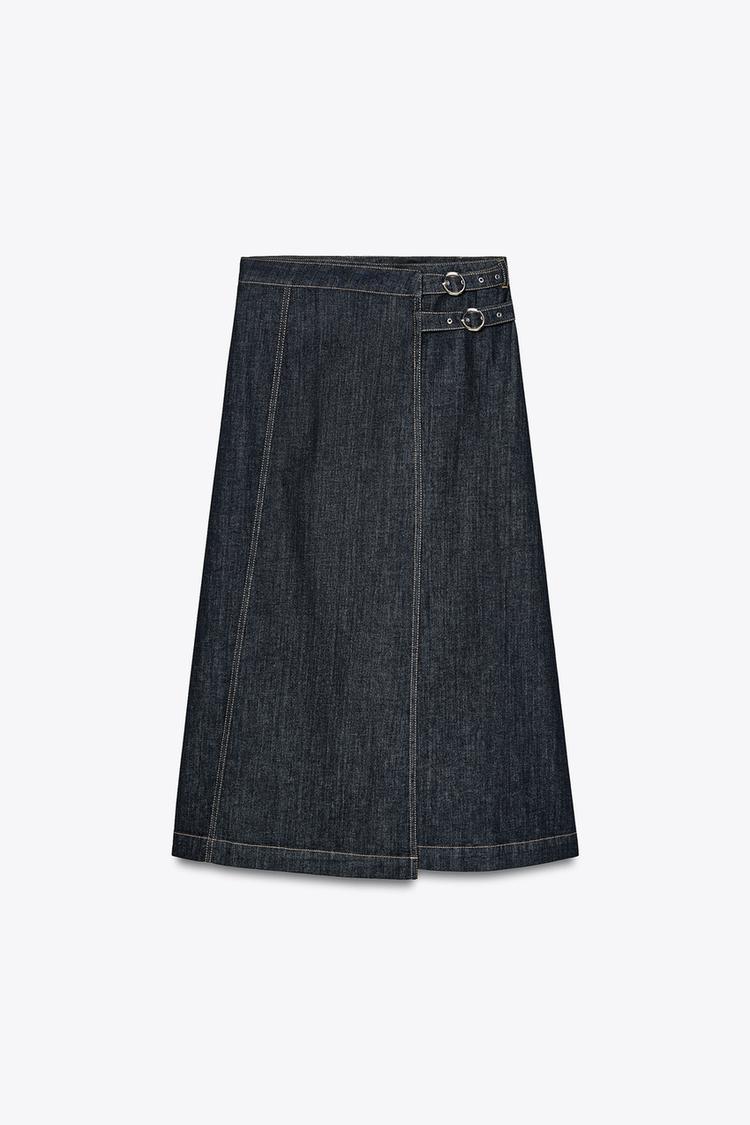 JUPE Z1975 CROISÉE EN JEAN