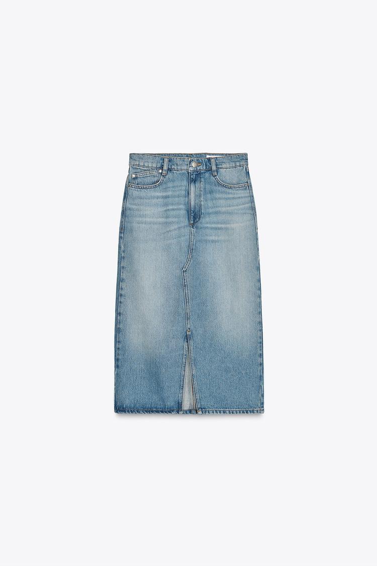 JUPE Z1975 MI-LONGUE EN JEAN