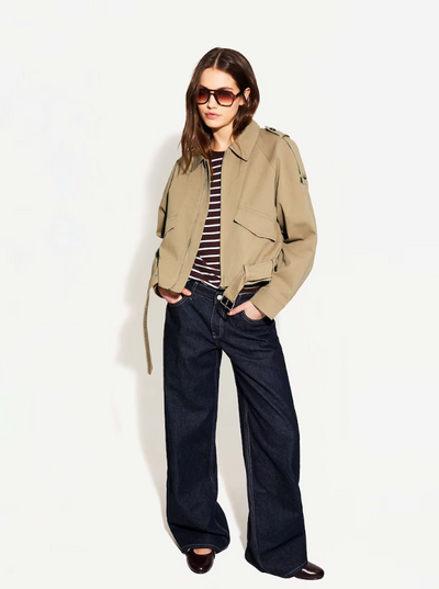 VESTE MI-SAISON EN BEIGE