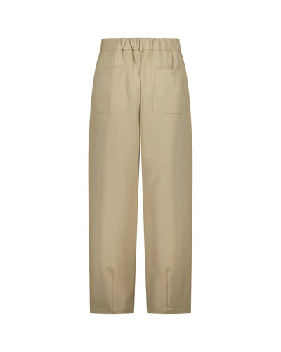 PANTALON À PINCES - SABLE