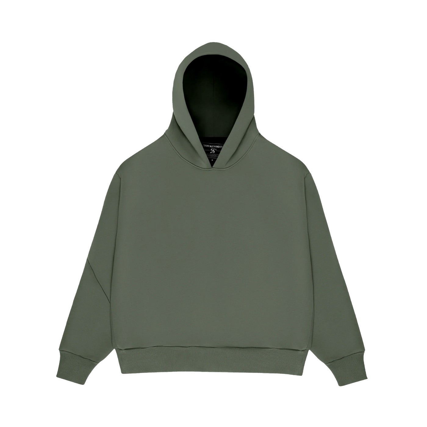 HOODIE MONOCHROME VERT PROFOND