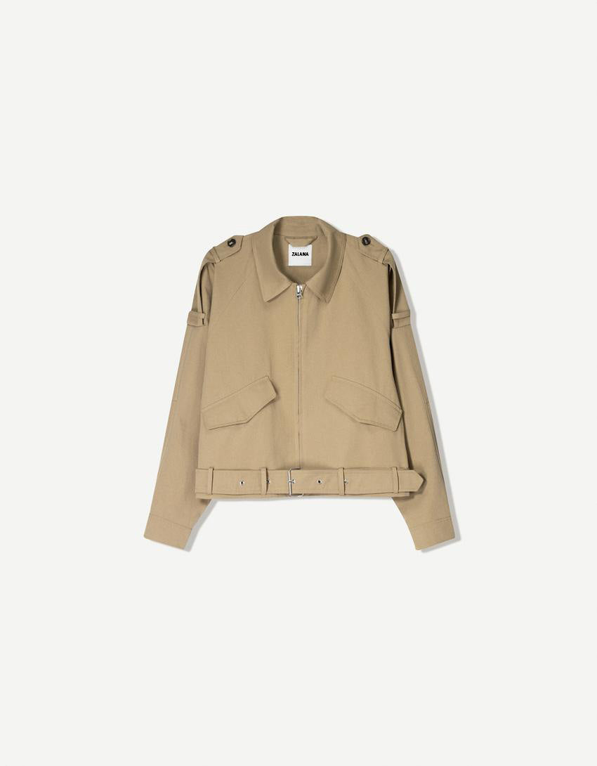 VESTE MI-SAISON EN BEIGE